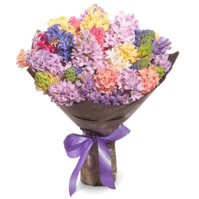 Букет из гиацинтов «Элегантность»