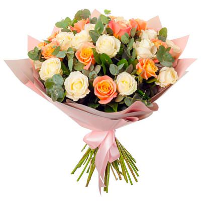 Букет из роз «Тепло души»