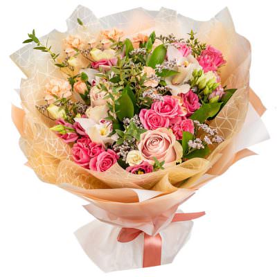 Дизайнерский букет из цветов «Радость встречи»