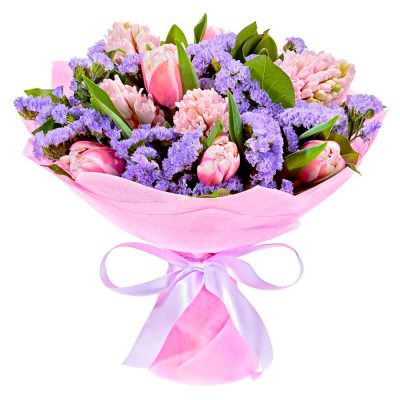 Букет «Розовый Шелк»