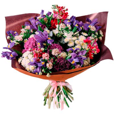 Дизайнерский букет живых цветов «Волшебное сияние»