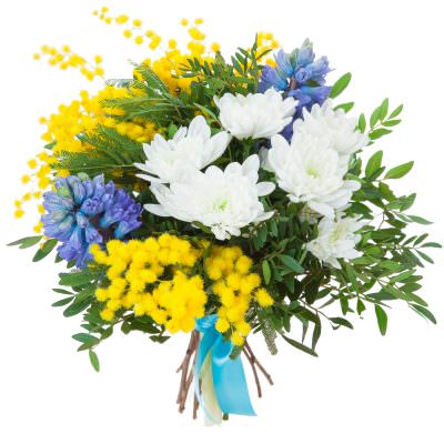 Букет из ароматных цветов «Весенний взрыв»