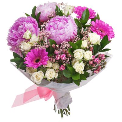 Цветочный букет «Роскошный вираж»