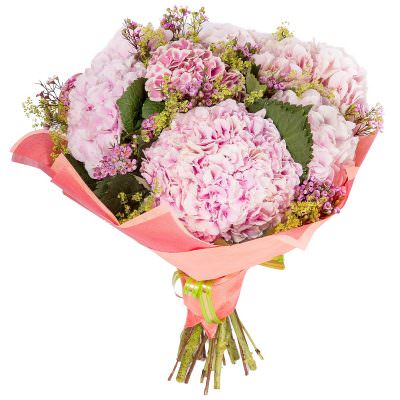 Букет с гортензиями «Флоральная сказка»