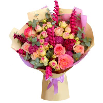 Букет из свежих цветов «Солнечный блик»