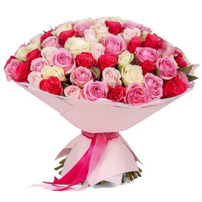 Букет с розами «Лунный свет»