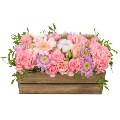 Композиция из цветов «Сиреневый блеск»